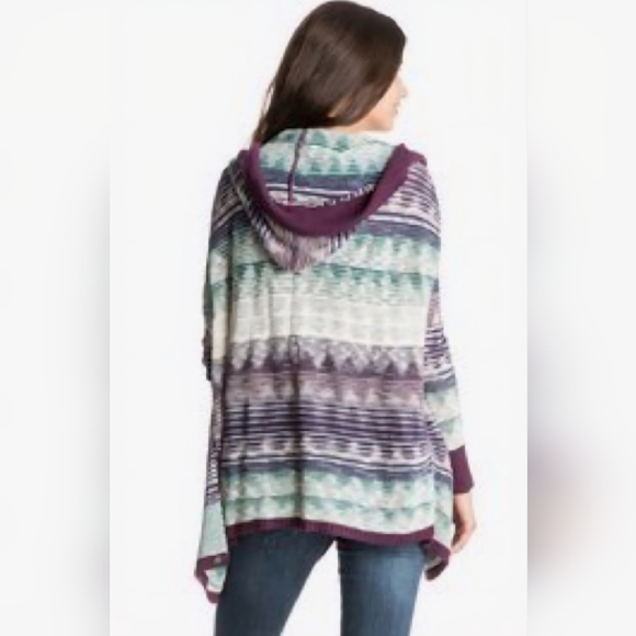 Roxy Cardigan Cozy Hoodie in bright purple - Picture 2 of 9